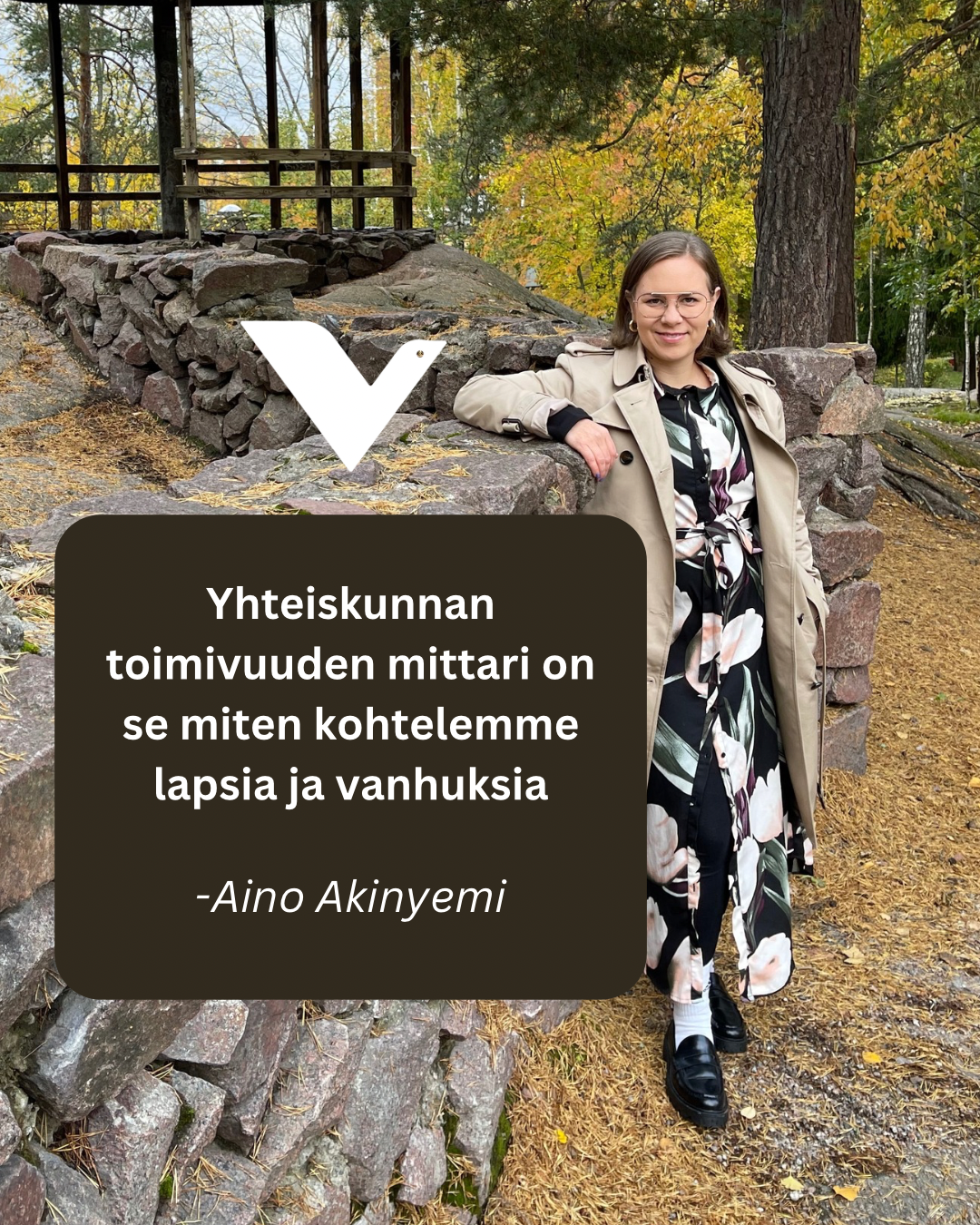 Yhteiskunnan toimivuuden mittari on se miten kohtelemme lapsia ja vanhuksia